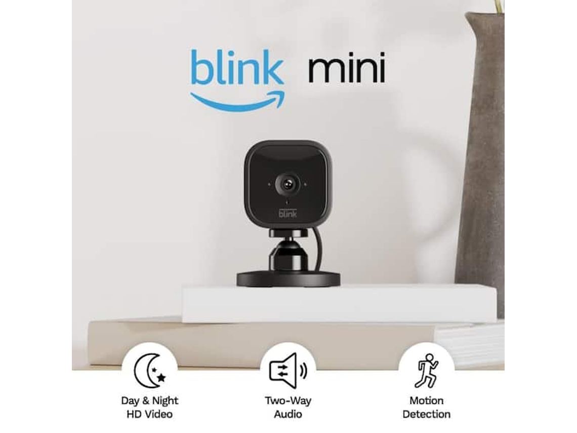 Cámara de Vigilancia Inteligente BLINK Mini Negro