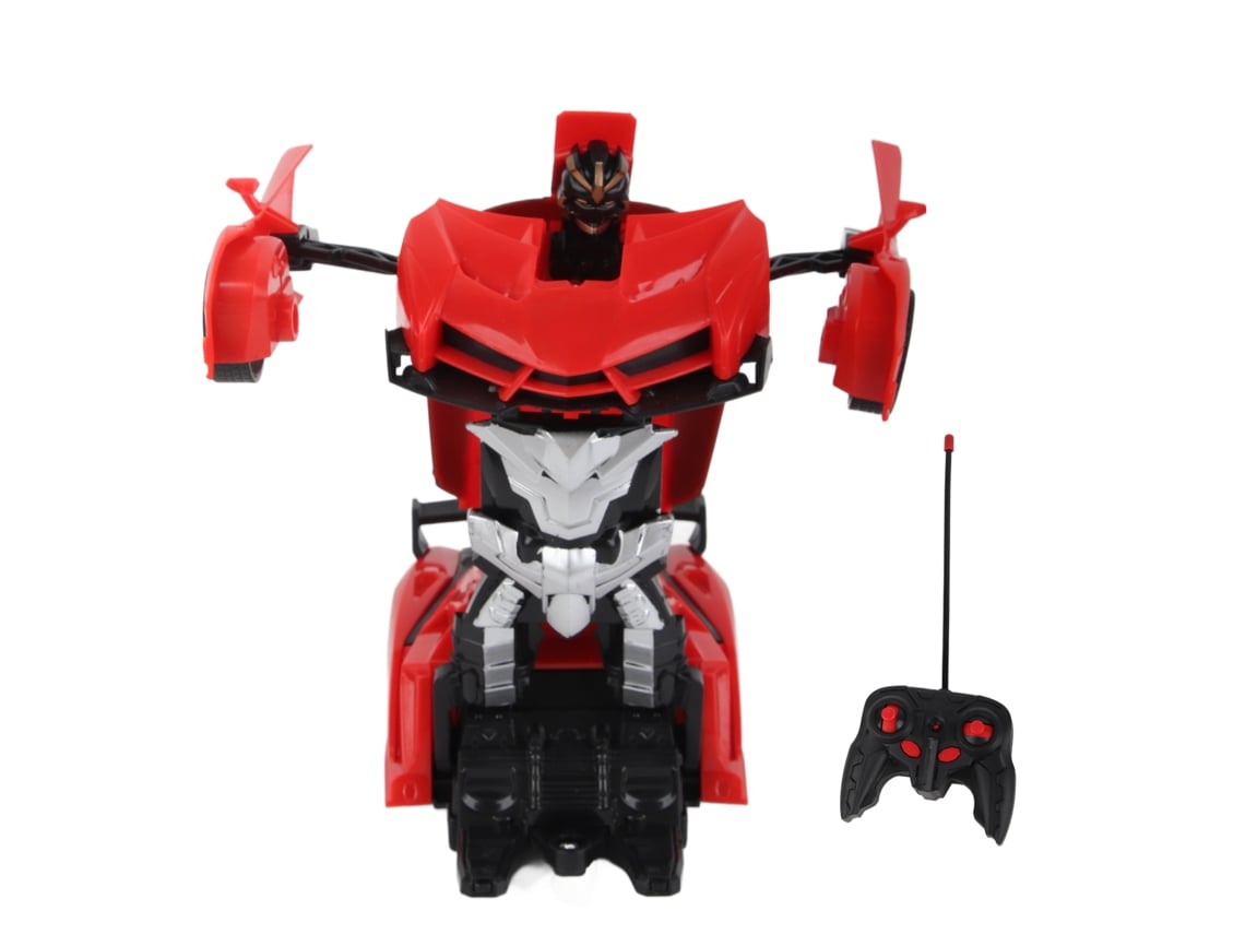 Carro Transformador De Controle Remoto Para Meninos Com Deformação E Derrapagem 360 Graus Vermelho