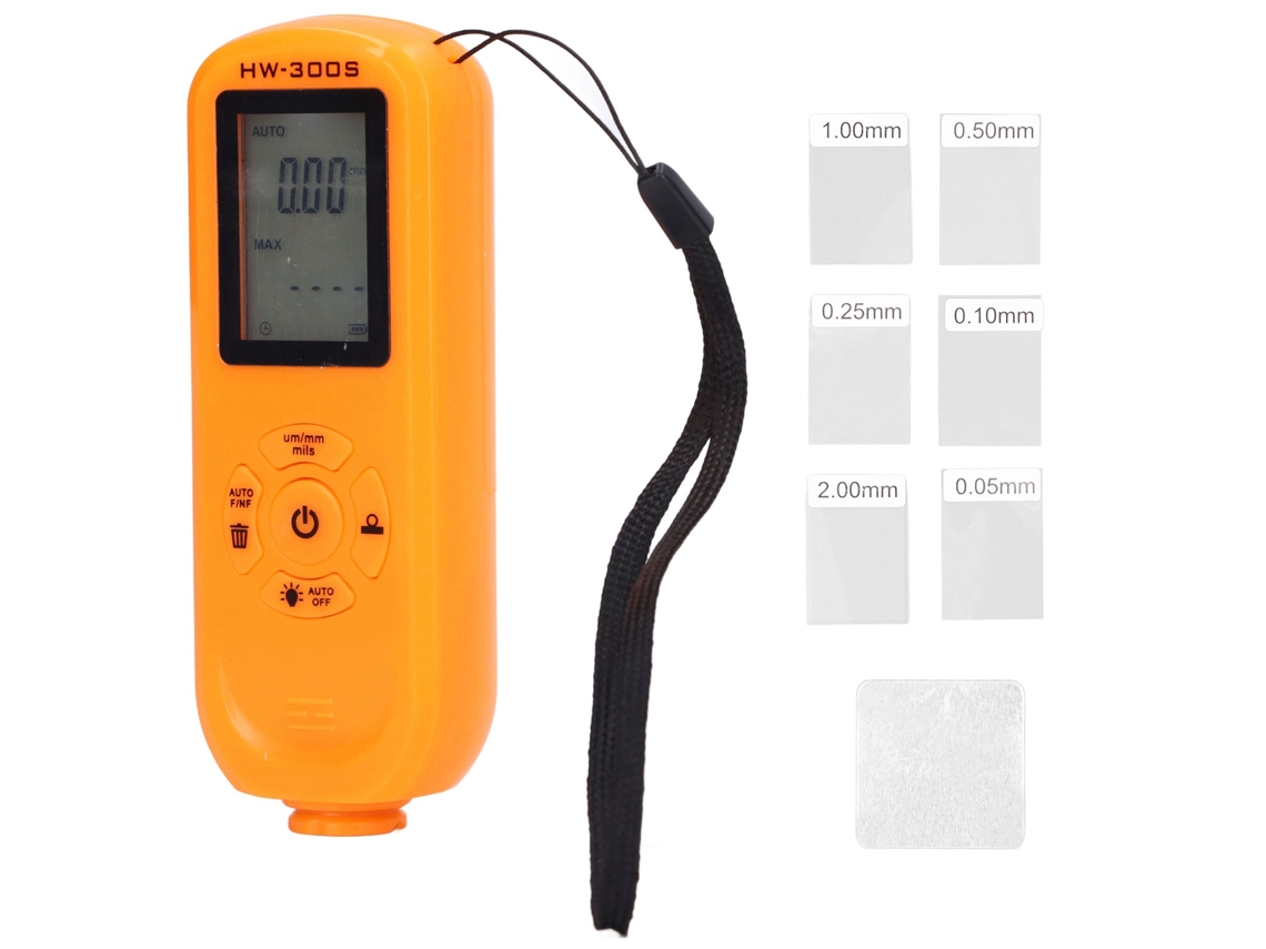 Medidor de espesor digital Primerox Hw 300s para metal y pintura.