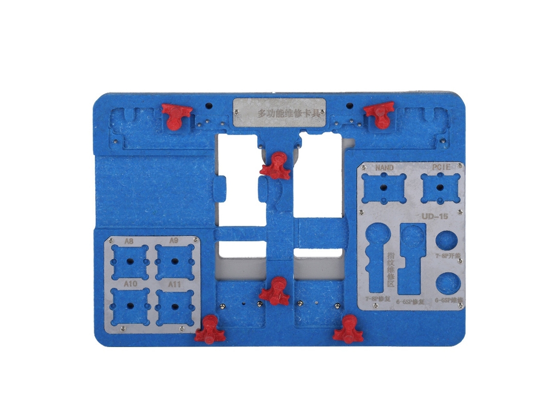 Herramienta De Reparación De Ic De Cpu De Placa Base De Teléfono Móvil 8 En 1, Soporte De Pcb 5s-8pxr