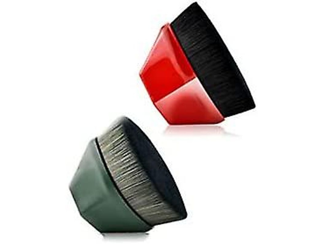 Set De Brochas Multifuncionales Para Base De Maquillaje Con Forma De Pétalo, Con Estuche, 2 Piezas, Densas Y Suaves.