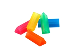 Empuñaduras triangulares para lápices Chrui, paquete de 6, 4,5 cm de largo