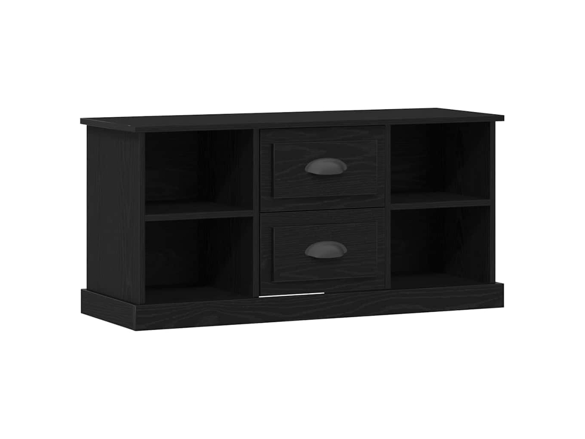 Maison Exclusive - Gabinete De Tv Con Cajón Roble Negro 99,5 X 35,5 X 48 Cm