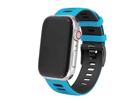 Correa Pioneer para Apple Watch Series 6 44Mm Azul Claro y Negro