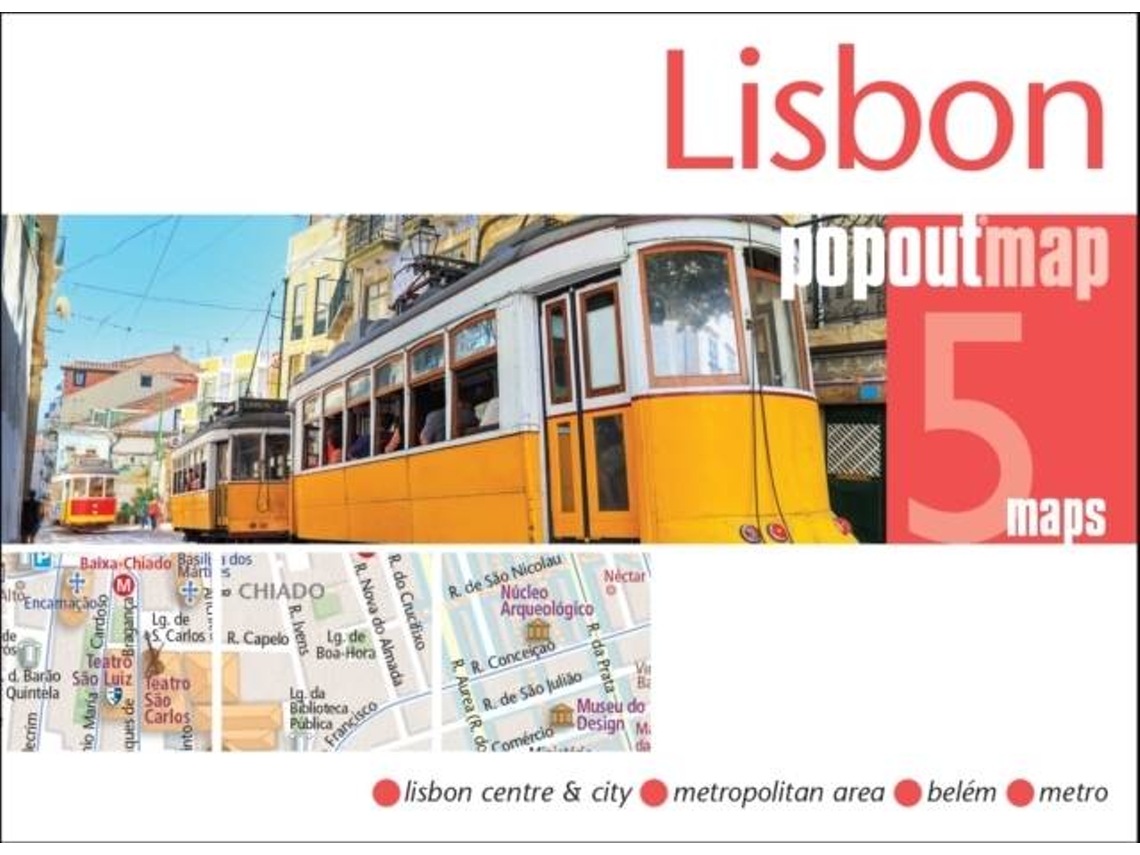 Libro Lisbon PopOut Map (Inglés)