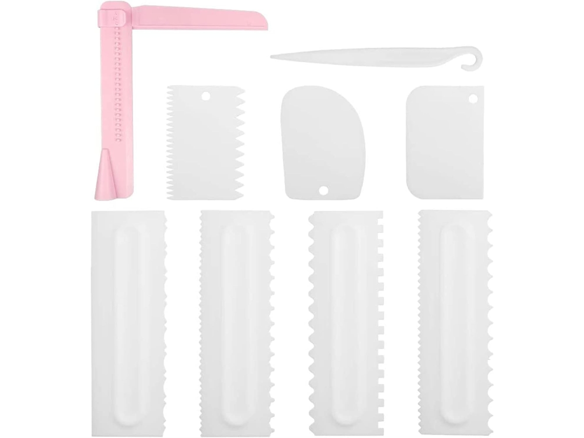 Juego De Raspadores Para Pasteles - Ajustables - Para Decorar Pasteles Y Glaseados.