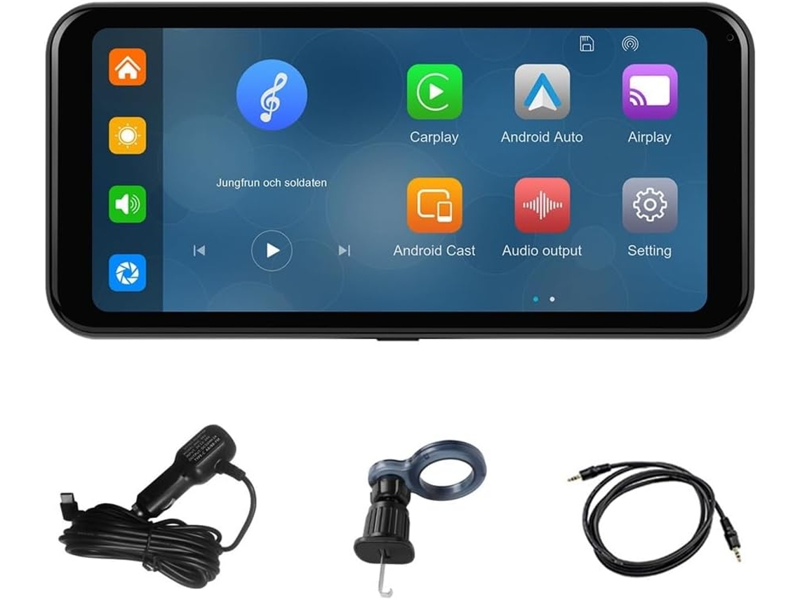 Reproductor Mp5 Portátil Sin Carplay, Sistema Multimedia Para Coche Android, Universal, Cámara De 6,25 Pulgadas