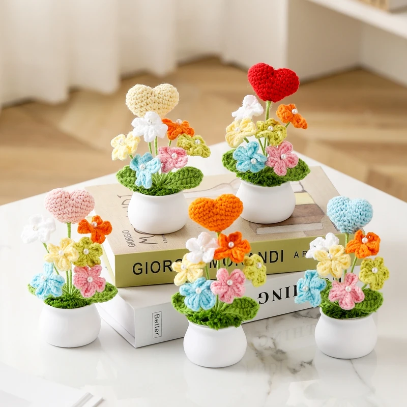 Flores De Ganchillo, Flores Tejidas A Mano, Regalos Para Invitados De Boda, Flores Artificiales