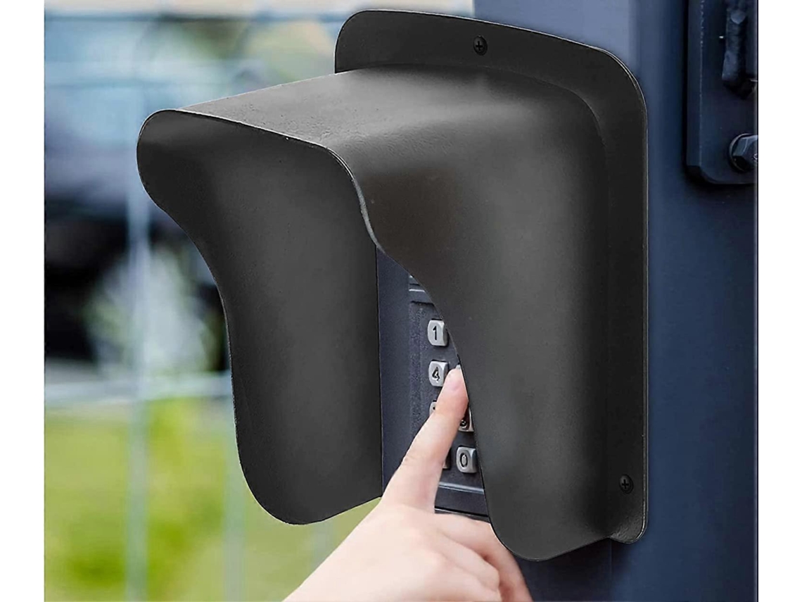 Cubierta Metálica Impermeable Para Timbre, Cerradura, Intercomunicador, Protector De Lluvia Exterior Contra Sol Y Gotas De Lluvia