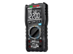 Multímetro Digital Mestek True Rms De 10000 Cuentas. Medición De Voltaje, Corriente, Resistencia, Capacitancia, Temperatura Y Humedad.