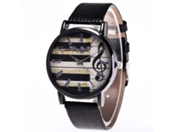 Reloj De Cuarzo Para Mujer Zhoulianfa Zlf-0023 Con Correa De Piel Negra Con Estampado De Cocodrilo.