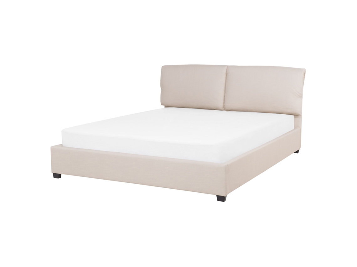 Cama de agua BELIANI Belfort de Poliéster Beige 171x212x100