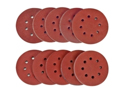 100 discos de lijado de 125 mm con grano 40-2000 para lijar, pulir y desoxidar metal, madera, plástico, piedra y vidrio.