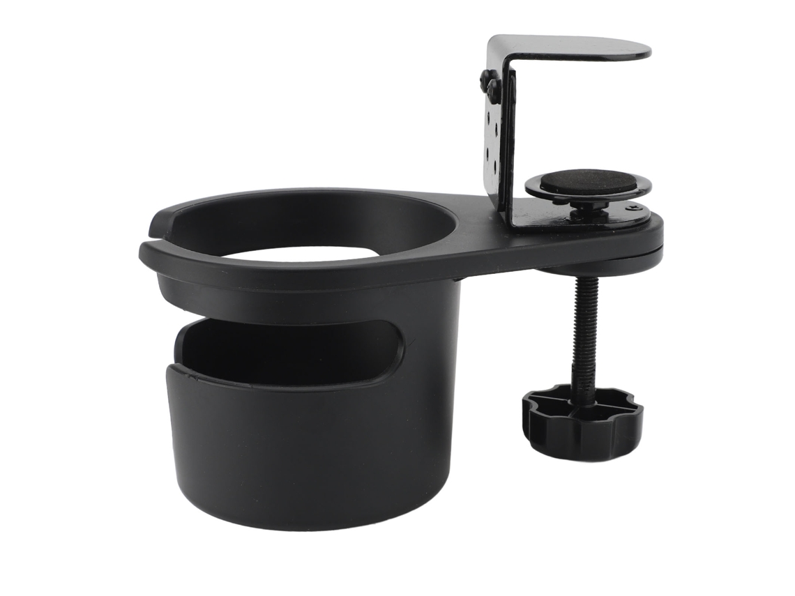 Agarraderas para ollas de taller con pinza giratoria para tazas y botellas de agua.