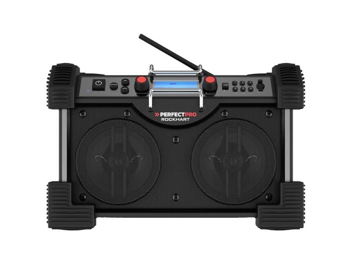 Rockhart Construction Site Radio Dab Fm Aux Bluetooth Dab Nfc Fm Usb Pr Función de carga de batería PERFECTPRO