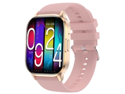 Reloj inteligente con pantalla AMOLED de 2.01 pulgadas y compatible con llamadas Bluetooth. Mdug (rosa).
