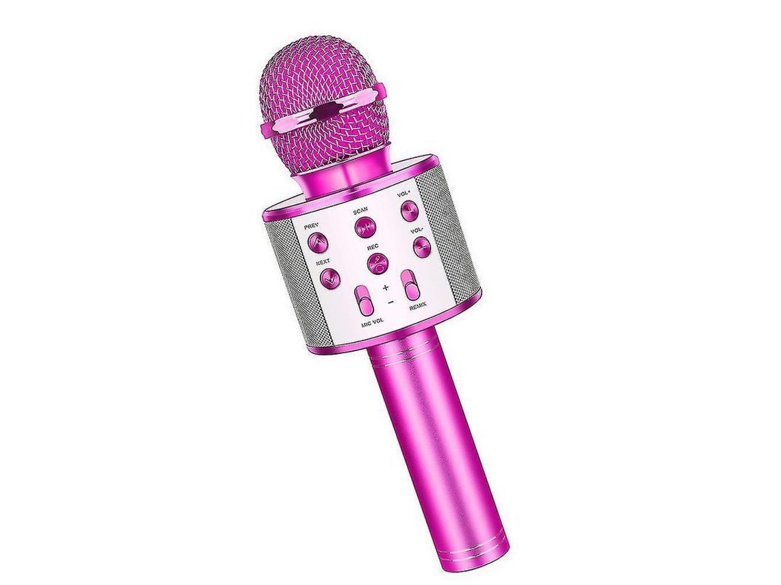Micrófono De Karaoke Inalámbrico Bluetooth, Máquina Portátil Multifuncional Elp Con Altavoces Y Cancelación De Ruido.