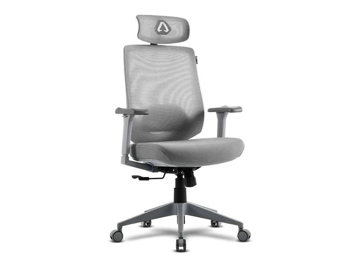 Silla de Oficina Ergonómica ALPHA GAMER Stella (Gris)