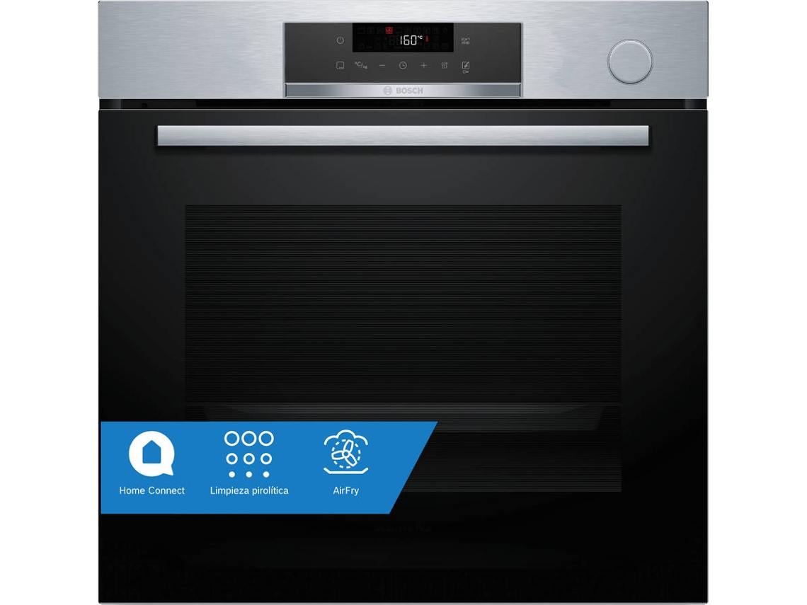 Horno BOSCH HBG7741W1 (71 L - 59.4 cm - Hidro + Pirolítico - Blanco)