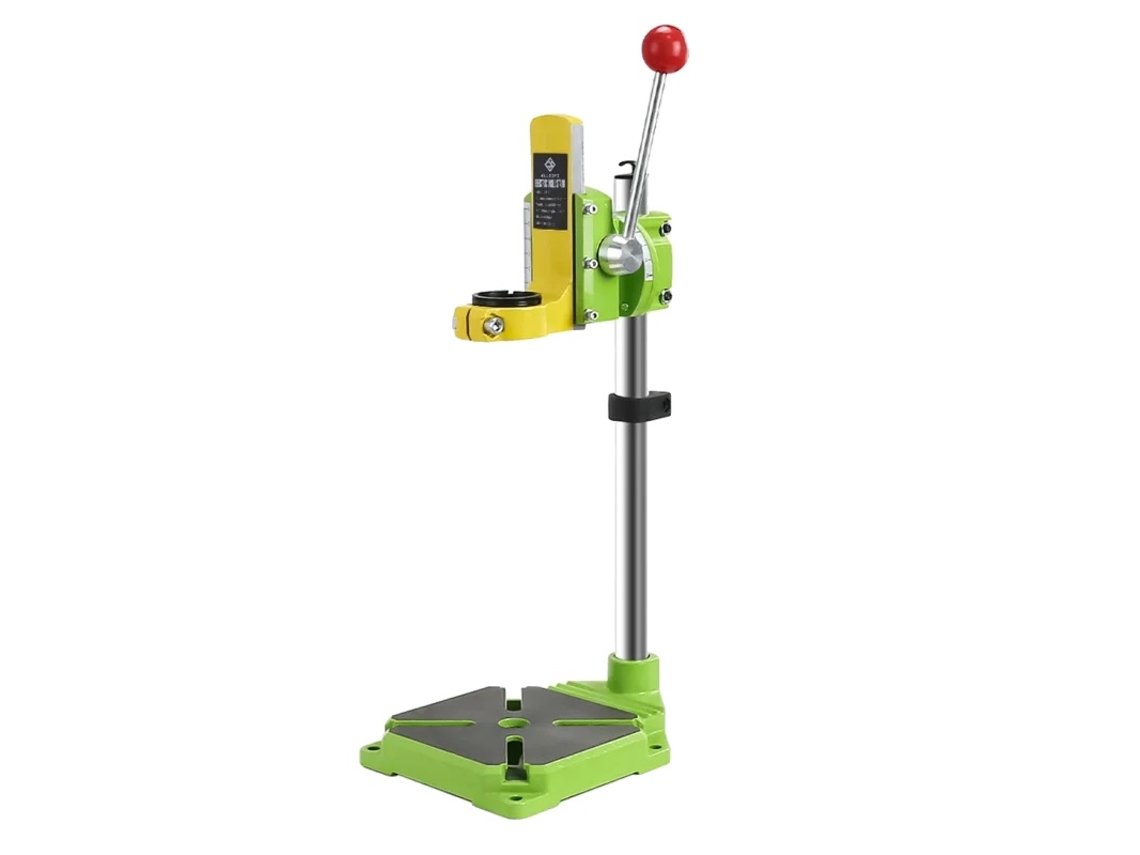 Soporte para taladro de columna, brazo ajustable, eléctrico, verde claro OEM