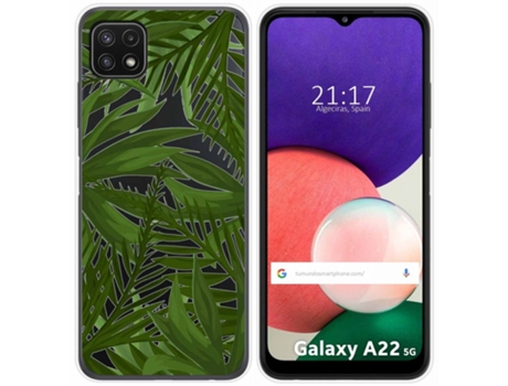 Carcasa Samsung Galaxy A22 5G TUMUNDOSMARTPHONE Dibujos Transparente Multicolor