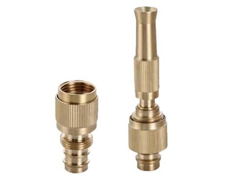 Rociador ajustable de riego con limpieza de boquilla de manguera de jardín de conector rápido