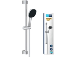Conjunto de ducha Grohe Vitalio Comfort 110 con cabezal de ducha de 3 chorros, barra y flexo 26096001 Fácil selección Ahorro de agua