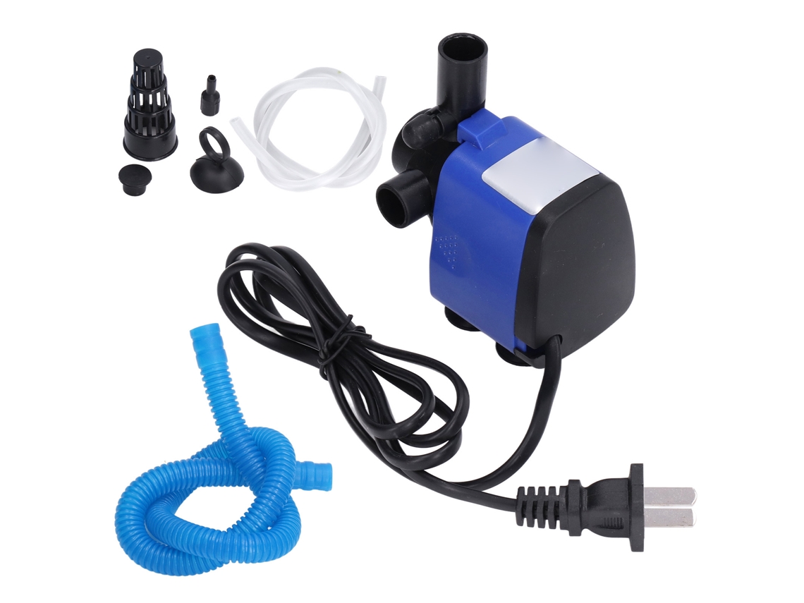 Bomba sumergible 3 en 1 de 15 W con filtro de oxígeno para acuario