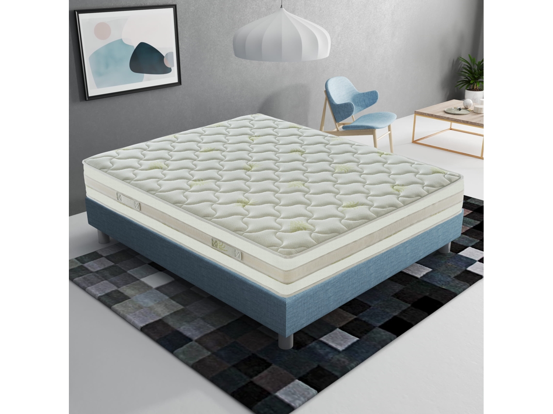 Colchón Ilovesleep Roma (140x190x25 cm, espuma HR + viscoelástica)