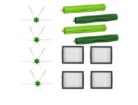 10 piezas de recambio de aspiradora, cepillo lateral de filtro Hepa para Irobot Roomba E5 E6 I7 I7, accesorios para aspiradoras
