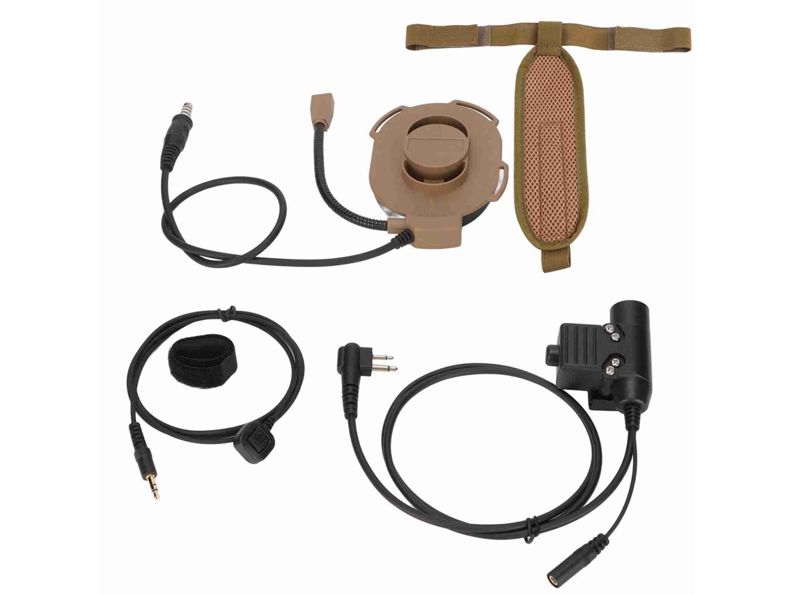 Auriculares Para Casco De Motocicleta Con Ptt U94 Ajustables, Compatibles Con Motorola Gp88 Y Gp300.