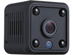 Mini cámara espía inalámbrica Wi-Fi HD 1080P para seguridad del hogar del bebé con visión nocturna y grabación en bucle Bestvite (negra)