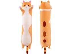 2026-almohada De Coso Gato Peluche Suave, Juguete De Peluche Cute Para Dormir Y Abrazar (50cm) Amarillo