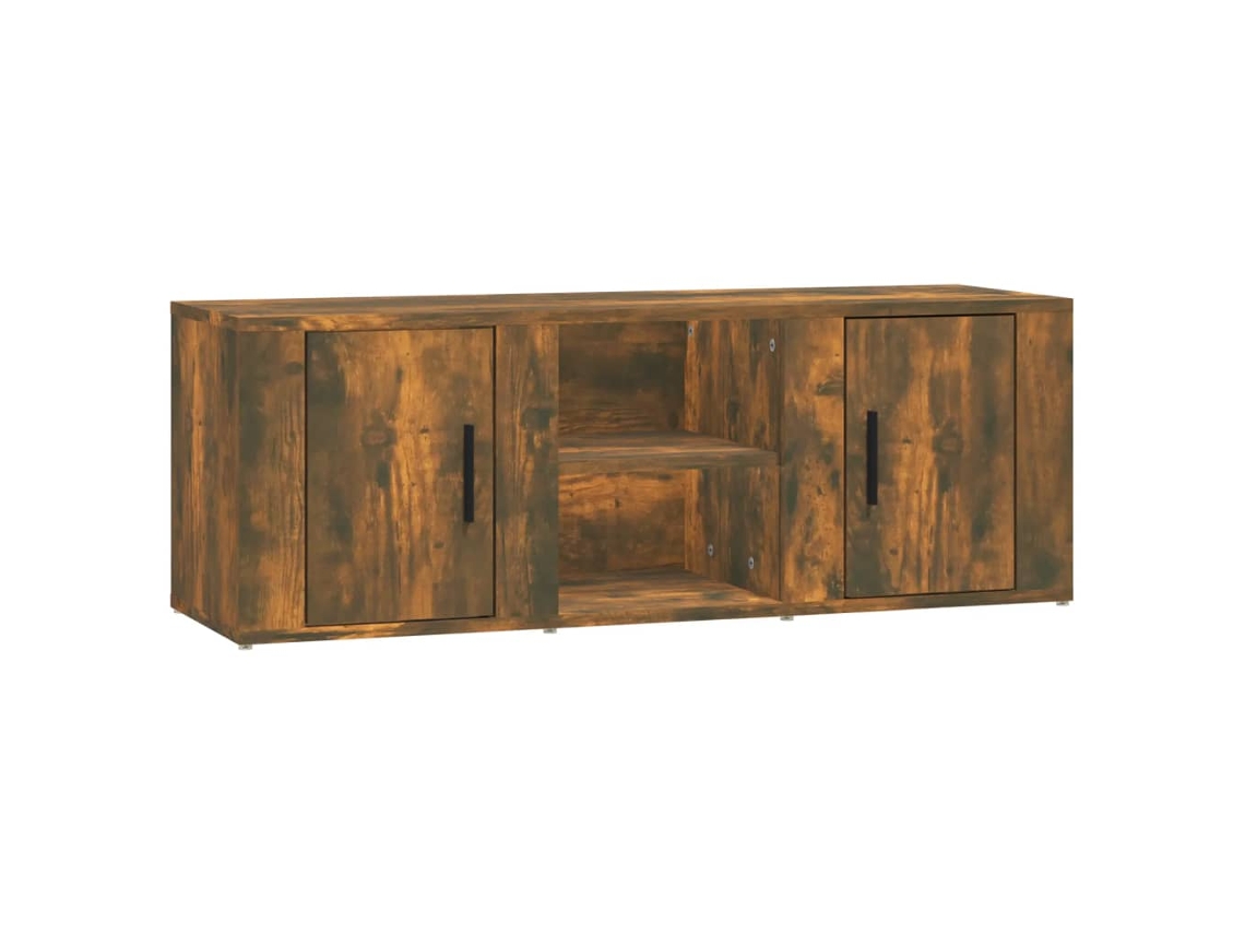 Mueble de TV de madera de roble ahumado 100x31,5x35 cm MAISON EXCLUSIVE