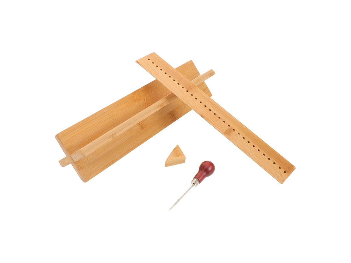 Soporte De Madera Para Taladro Con Punzón De Acero Inoxidable