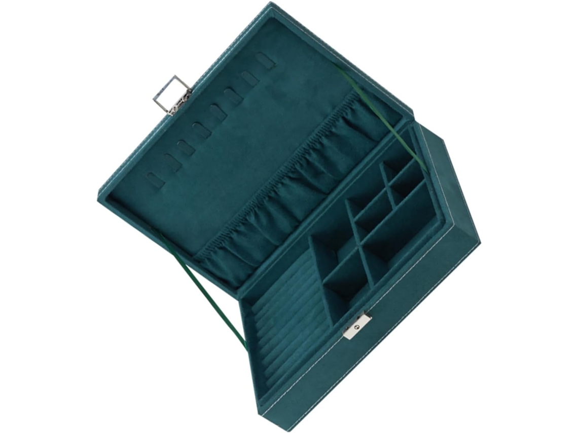 Caja De Joyería De Gran Capacidad, Estuche Organizador Multifuncional Para Pendientes.