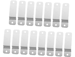 Soporte Cinturón Hierro Plateado Cinta Métrica Fácil Insertar Quitar Paquete 15 Clips Metálicos Costura