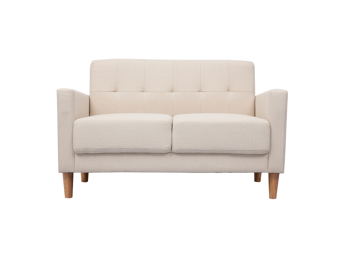 Sofá Diseño 2 Plazas Beige Moon MILIBOO