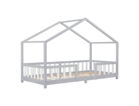 Estructura de Cama Infantil [EN.CASA] (Blanco - Madera - 90x200cm)