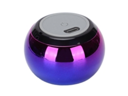 Mini altavoz portátil Bluetooth con barril de acero galvanizado en color degradado, altavoz inalámbrico Chennnls