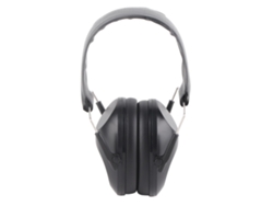 Protetor Auricular Anti-ruído Ativo Para Esportes E Caça Com Cinta Acolchada E Design Dobrável Preto