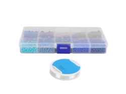 Kit De Contornos De Letras E Hilo Elástico Para Manualidades De Pulseras Y Collares.