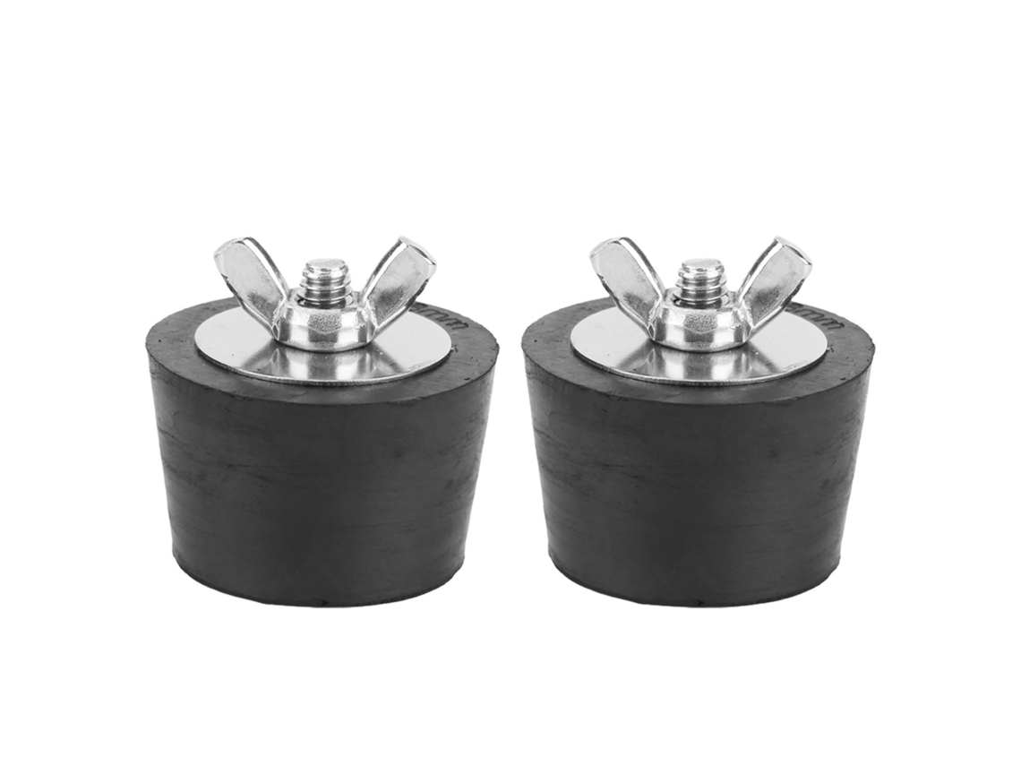 2pcs Tapón De Goma Expandible 1.5 Pulgadas Para Invernar Piscina Spa Tuberías Accesorios De Invernadero