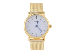 Reloj De Pulsera Redondo Analógico De Cuarzo Unisex Para Parejas Con Correa De Aleación.