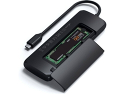 ADAPTADOR USB-C SATECHI WITH SSD PRETO