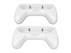 Punhos ergonômicos para Joy-Con com controle preciso e resistente Ao Suor Blanco
