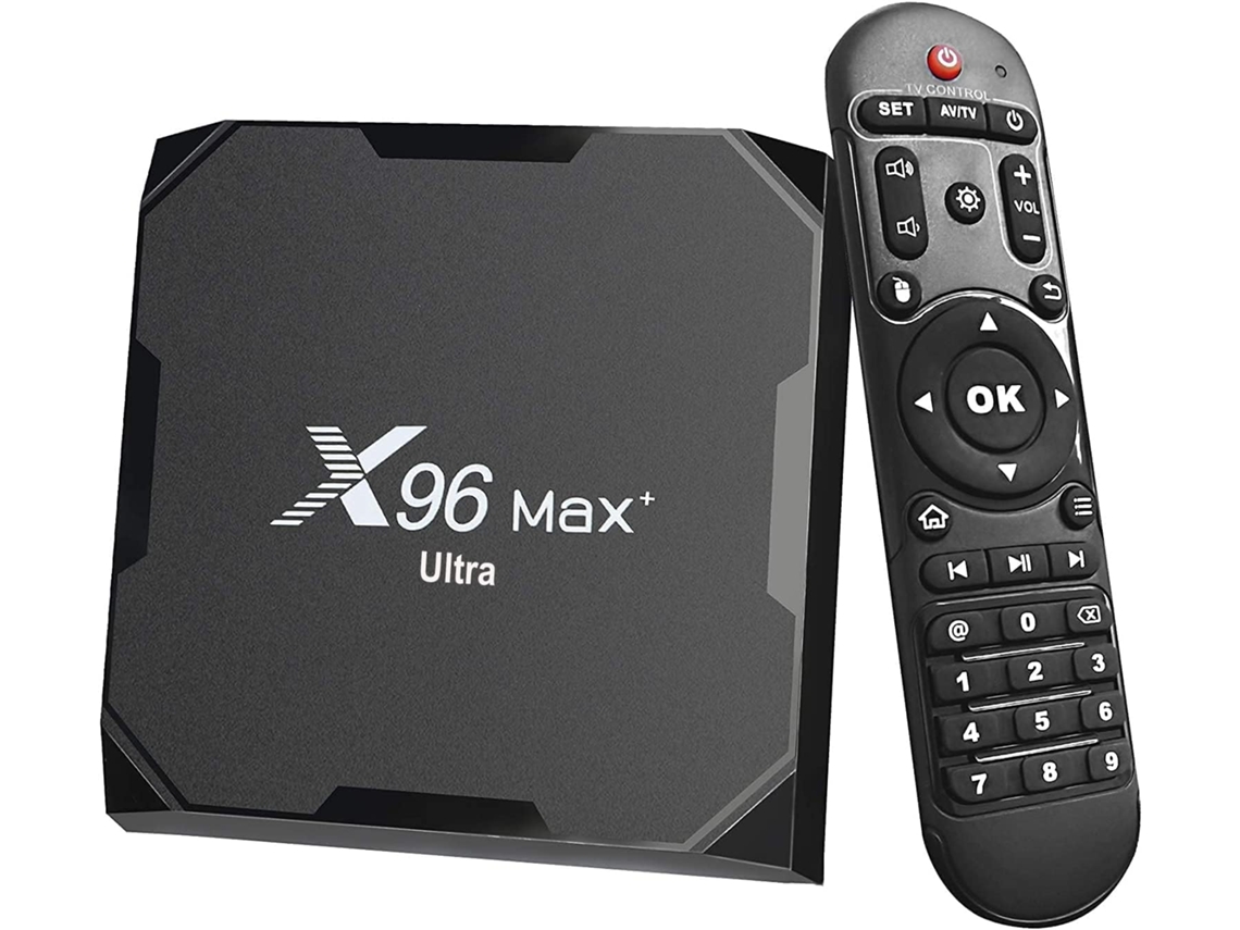 Reproductor Multimedia Android 11 X96 Max Plus Ultra Amlogic S905x4 4gb 64gb 2.4g 5g Dual Wifi Bt4.0 Av1 H.265 8k Hdr