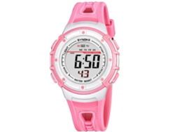 Reloj Digital Deportivo Impermeable Para Niños Con Alarma Cronómetro Rosa