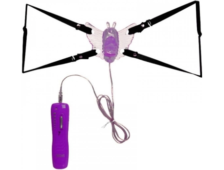 Estimulador BAILE STIMULATING Strap On Butterlfy Mini Morado