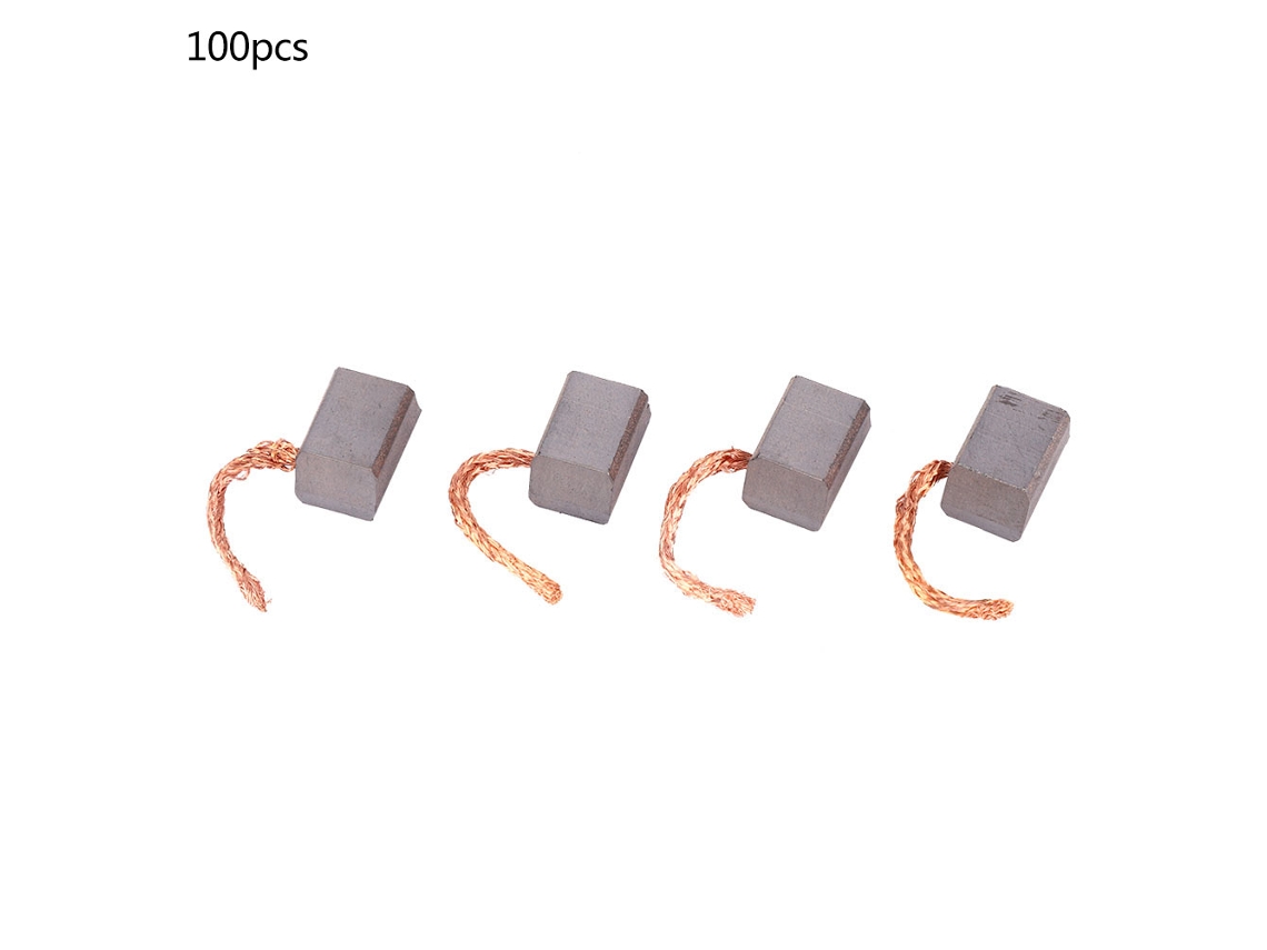 100 Unidades De Escobillas De Carbón J435a De 9x8x13,5 Mm Para Motores De Ventiladores Eléctricos De Automóviles.